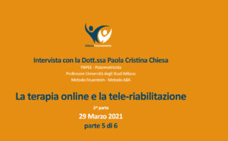 Video interviste sulla terapia online – 5